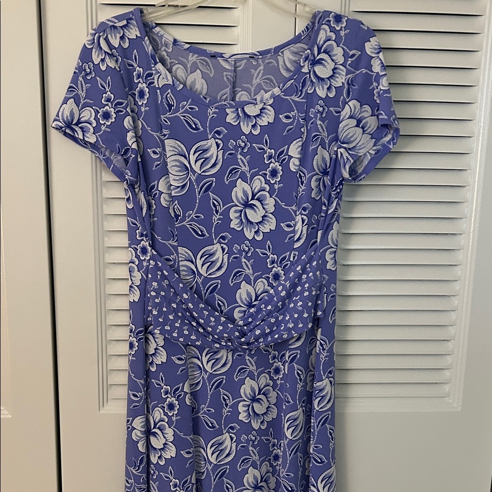 Lovely Easter Lavender Floral Dress